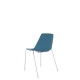 Polypropylene Shell Chair 4-Leg Chrome Steel Frame